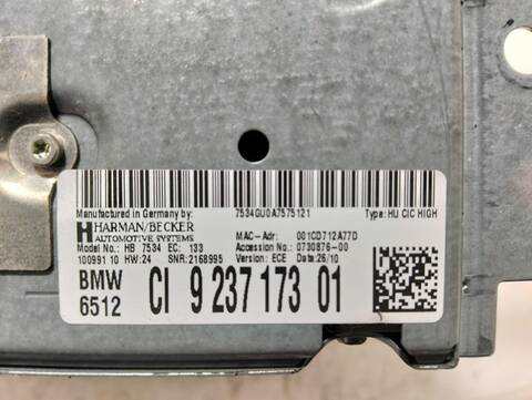 Foto 2ª: Sistema Audio Radio CD Bmw Serie 5 518 N47D20C BERLINA (2014)