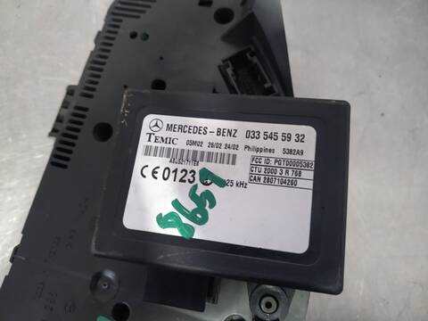 Foto 3ª: Cuadro de Instrumentos Mercedes Sprinter 311 CDI 903.661-662) 109CV 80KW CAJA CERRADA [611981] (2005)