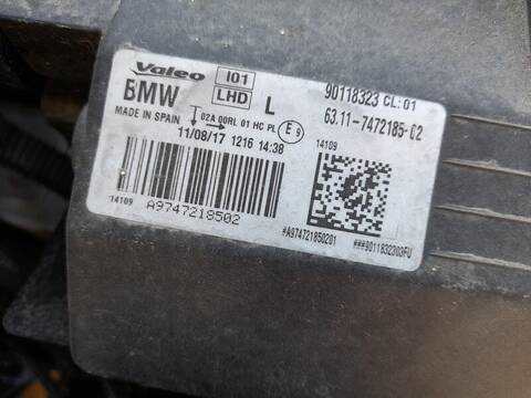 Foto 2ª: Faro Izquierdo Bmw i3 ELECTRIC 170CV 125KW [IB1P25B] (2017)