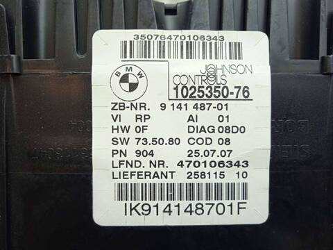 Foto 3ª: Cuadro de Instrumentos Bmw Serie 3 315 2.0 16V DIESEL CAT BERLINA 122CV 90KW [M47N204D4] (2007)