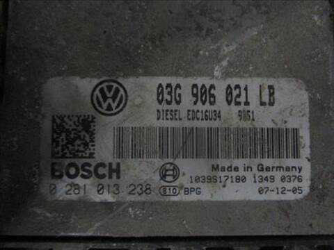 Foto 2ª: Centralita Motor ECU Skoda Octavia 1.9 TDI BERLINA 105CV 77KW [BXE] (2008)