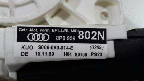Foto 3ª: Elevalunas Eléctrico Delantero Izquierdo Audi A3 2.0 TDI AMBITION DPF) 140CV 103KW [CBAB] (2009)