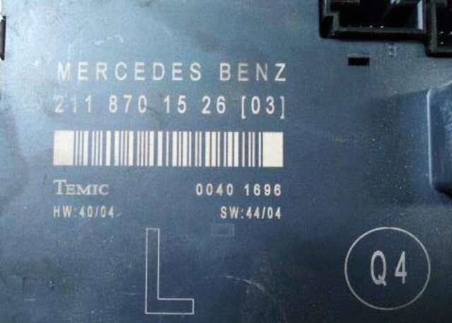 Centralita Motor ECU Mercedes Clase E 180 2.2 E 220 CDI (211.006) [2.2 LTR. - 110 KW CDI CAT]