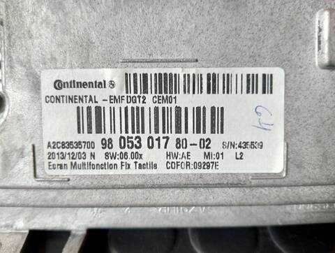 Foto 2ª: Pantalla Multifuncion Peugeot 208 1.0 VTI 68CV (2012)
