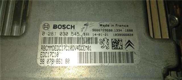 Centralita Motor ECU Citroen C3 1.4 BUSINESS [1.4 LTR. - 50 KW HDI FAP]