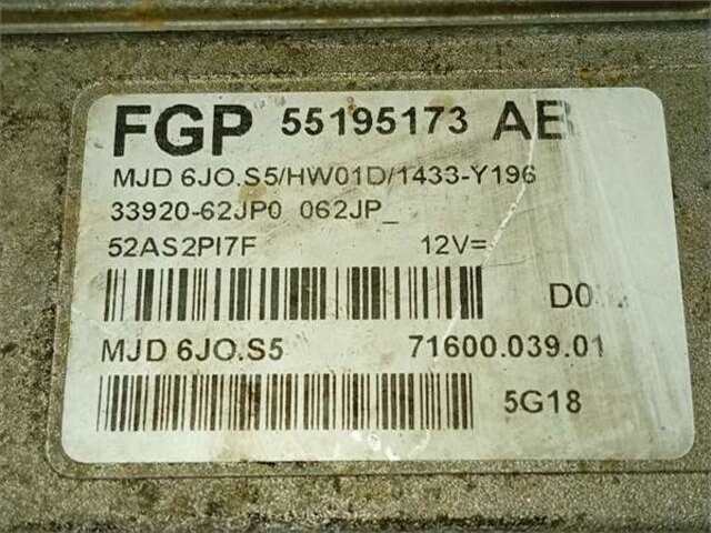 Centralita Motor ECU Suzuki Swift 1.3 GL (3-PTAS.) [1.3 LTR. - 55 KW DDIS DIESEL CAT]