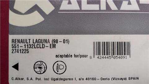 Foto 2ª: Faro Izquierdo Renault Laguna VERSION INDEFINIDA