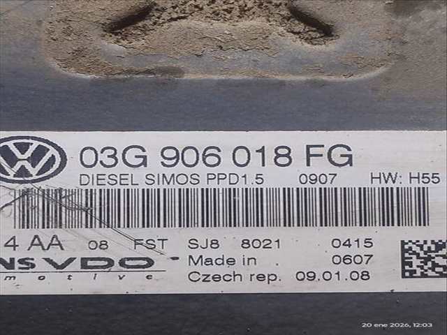 Foto 3ª: Centralita Motor ECU Volkswagen Passat BKP BERLINA (2008)