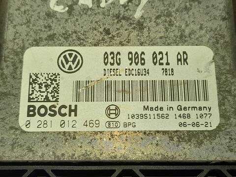Foto 2ª: Centralita Motor ECU Volkswagen Caddy 1.9 TDI 105CV 77KW [BLS] (2006)
