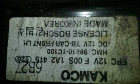 Foto 3ª: Elevalunas Eléctrico Delantero Izquierdo Hyundai Getz 67CV 49KW (2006)
