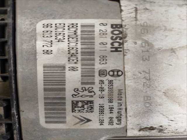 Foto 3ª: Centralita Motor ECU Citroen C4 BERLINA (2008)