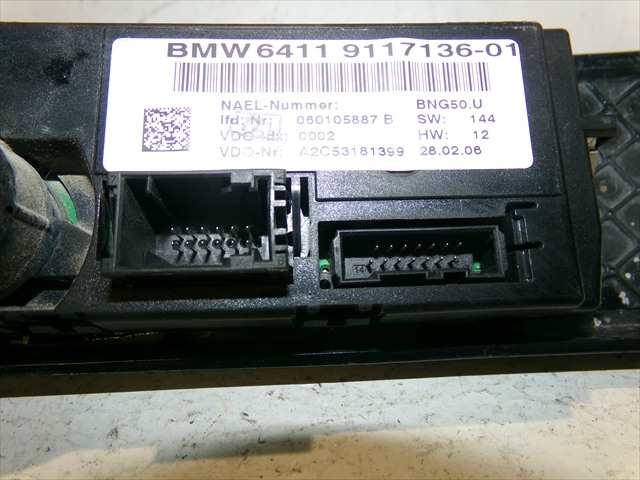 Foto 4ª: Mando Calefacción A. A. Bmw Serie 3 320 2.0 D E90,2004-2008 [204D4] (2006)