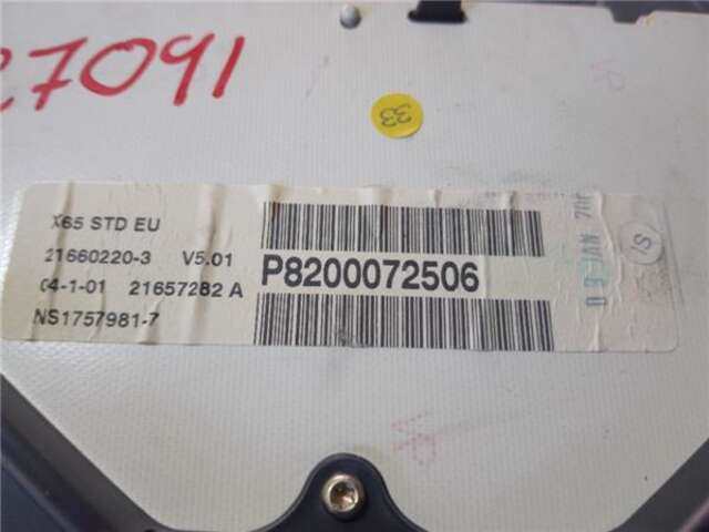 Foto 3ª: Cuadro de Instrumentos Renault Clio 1.9D RT B/CBOA/F [1.9 LTR. - 47 KW DIESEL] [F8PP6]