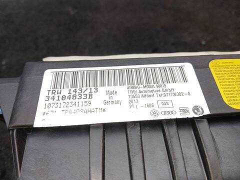 Foto 3ª: Airbag Delantero Derecho Volkswagen Passat 2.0 TDI 140CV 103KW [CFFB] (2013)