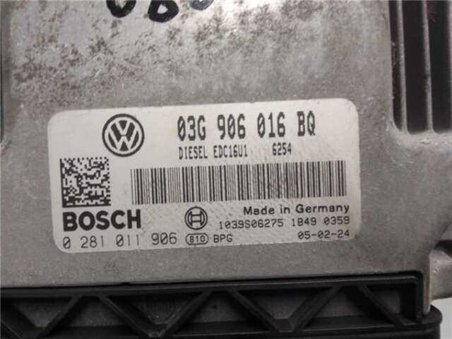 Foto 3ª: Centralita Motor ECU Volkswagen Touran 2.0 TDI 16V [BKD]