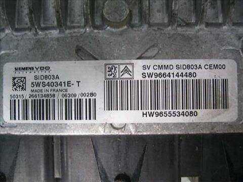 Foto 2ª: Centralita Motor ECU Citroen C4 2.0 HDI COUPE 136CV 100KW [RHR (DW10BTED4)] (2006)