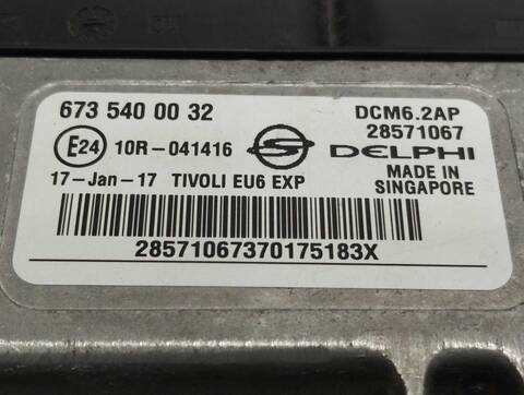 Foto 2ª: Centralita Motor ECU Ssangyong Tivoli CRYSTAL 4X2 116CV 85KW [673910] (2017)