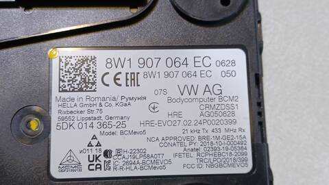 Foto 3ª: Centralita Confort BSI Audi A5 35 TDI 163CV 120KW [DTNA] (2024)