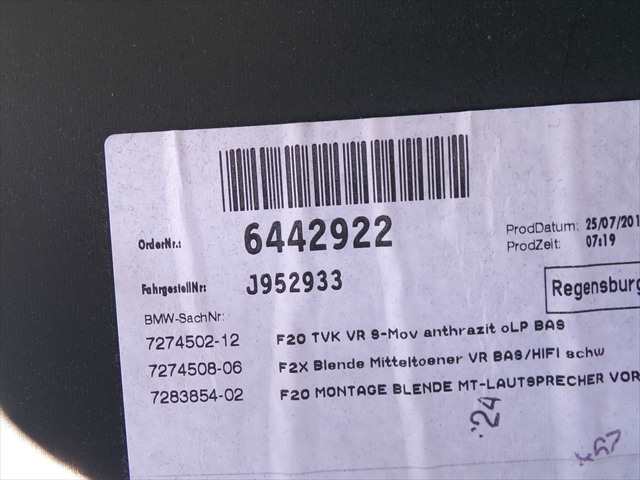 Foto 3ª: Tapizados Cartoneras Bmw Serie 1 116 2.0 D F20, 2011-2015 [N47D20C] (2014)