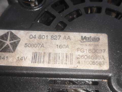 Foto 3ª: Alternador Jeep Compass VERSION INDEFINIDA (2012)