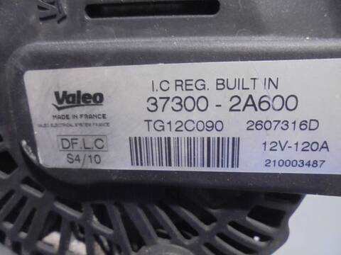Foto 2ª: Alternador Kia Venga DRIVE 90CV 66KW [D4FC] (2010)