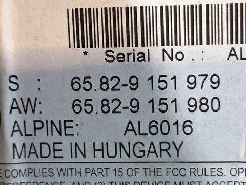 Foto 3ª: Sistema GPS Bmw Serie 5 518 530D BERLINA 235CV 173KW [306D3] (2007)