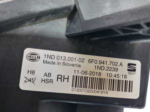 Foto 3ª: Faro Antiniebla Delantero Derecho Seat Ibiza ERENCE 95CV 70KW [DLAC] (2018)