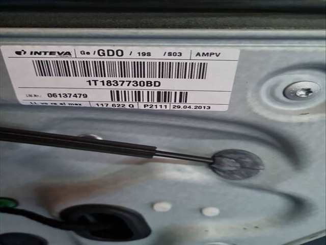 Foto 2ª: Elevalunas Eléctrico Delantero Derecho Volkswagen Touran 2.0 TDI 140CV 103KW [CFHC] (2013)