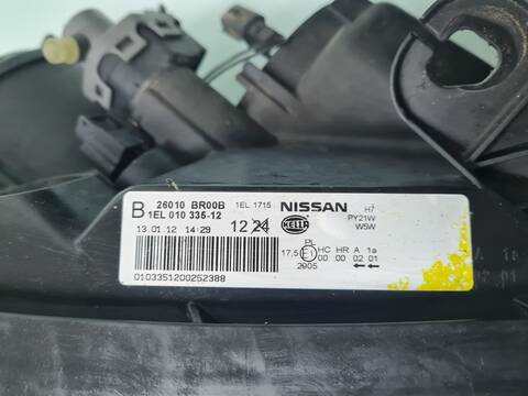 Foto 2ª: Faro Derecho Nissan Qashqai ACENTA 131CV 96KW [R9M] (2012)
