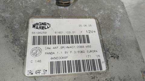 Foto 4ª: Centralita Motor ECU Fiat Panda 1.1 8V ACTIVE 54CV 40KW [187A1000] (2005)