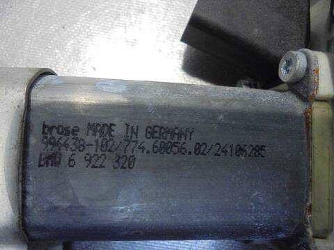 Foto 2ª: Elevalunas Manual Trasero Derecho Bmw Serie 5 518 535D BERLINA 272CV 200KW [306D4] (2006)
