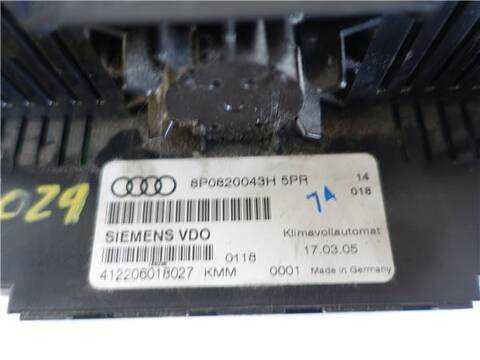 Foto 3ª: Mando Climatizador Audi A3 2.0 TDI 16V 140CV 103KW [BKD] (2003)