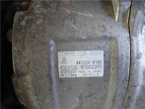 Foto 3ª: Compresor Aire Acondicionado Audi A2 1.4 STYLE 75CV 55KW [AUA] (2002)
