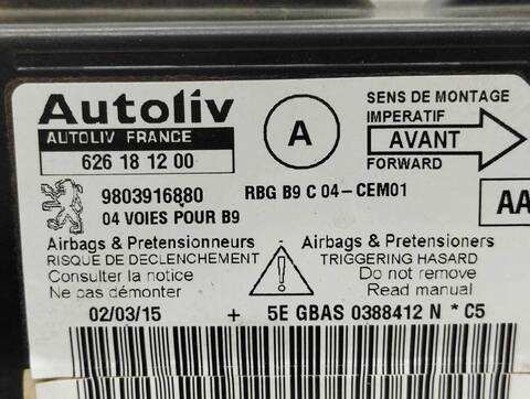 Foto 2ª: Centralita Airbag Citroen Berlingo XTR 92CV 68KW [9H06] (2015)