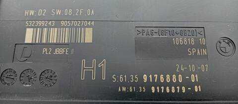 Foto 3ª: Centralita Motor ECU Bmw Serie 3 315 2.0 16V 143CV [N43B20A] (2004)