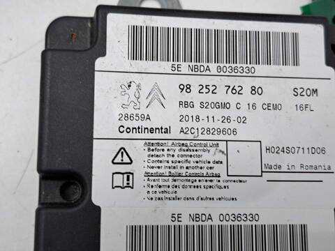 Foto 4ª: Kit Airbag Opel Crossland DESIGN LINE 102CV 75KW [DV5RD OPT. YH01] (2019)