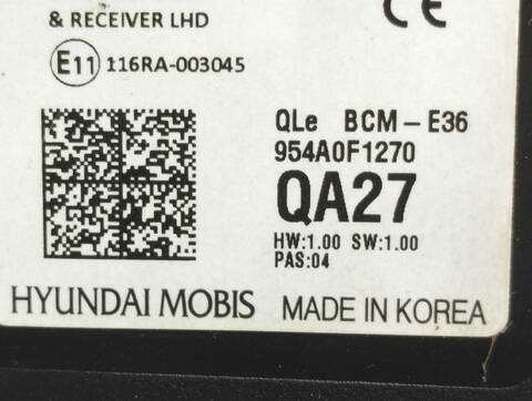 Foto 4ª: Centralita Motor ECU Kia Sportage BUSINESS 2WD 116CV 85KW [D4FE] (2018)