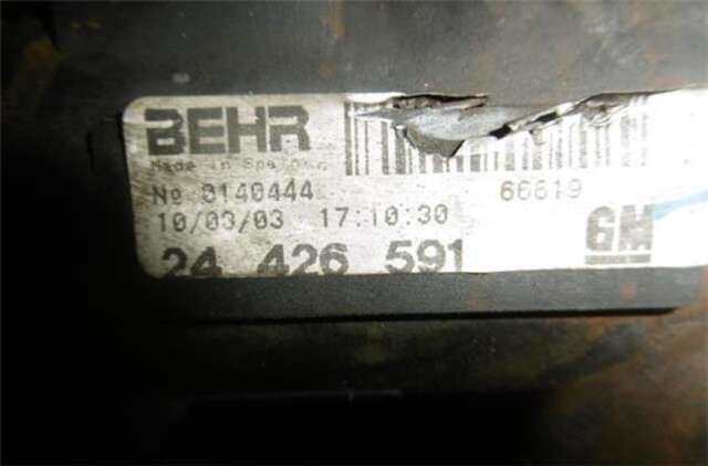 Foto 2ª: Radiador Motor Opel Combo 1.7 D [X 17 D (4EE1)]
