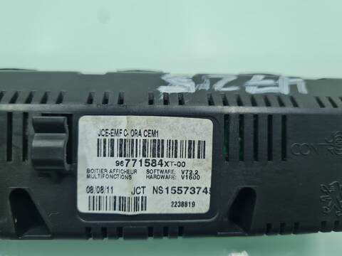 Foto 3ª: Pantalla Multifuncion Citroen C3 COLLECTION 68CV 50KW [8H01] (2012)