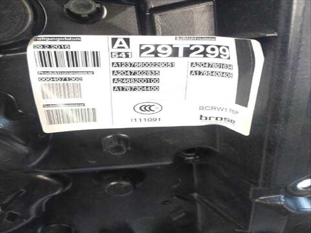 Foto 3ª: Elevalunas Manual Trasero Izquierdo Mercedes Clase A 140 A 200 CDI - D 176.008) (2012)