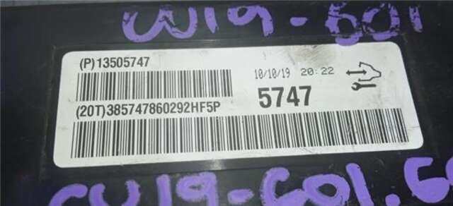 Centralita Motor ECU Chevrolet Orlando 2.0 LT [2.0 LTR. - 96 KW DIESEL CAT]