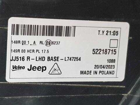 Foto 2ª: Faro Derecho Jeep Avenger ALTITUDE