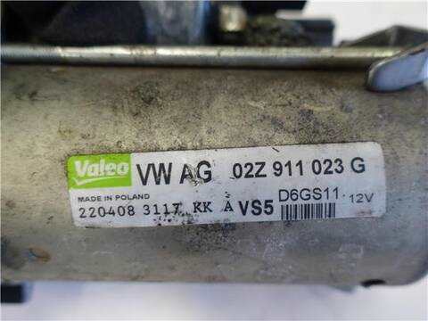 Foto 3ª: Motor de Arranque Volkswagen Golf 1.4 TSI 122CV 90KW [CAXA] (2008)