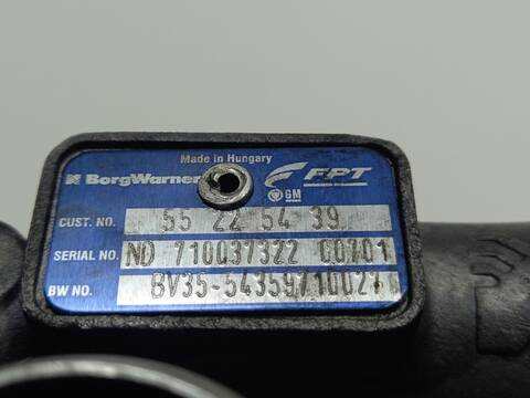 Foto 3ª: Turbocompresor Opel Astra A13DTE BERLINA (2011)