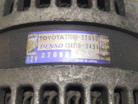 Foto 2ª: Alternador Toyota Avensis 2.2 D-4D EXECUTIVE BERLINA 5-PTAS.) 150CV [2ADFTV] (2003)
