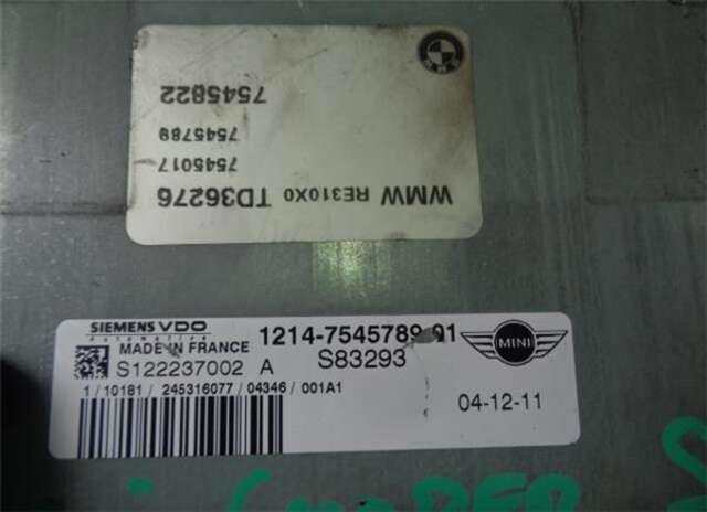 Foto 3ª: Centralita Motor ECU Mini Mini 1.6 COOPER S [1.6 LTR. - 120 KW 16V] [W11B16A]