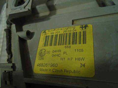 Foto 2ª: Faro Izquierdo Alfa Romeo 147 1.9 JTD CAT 101CV 74KW [182B9000] (2004)