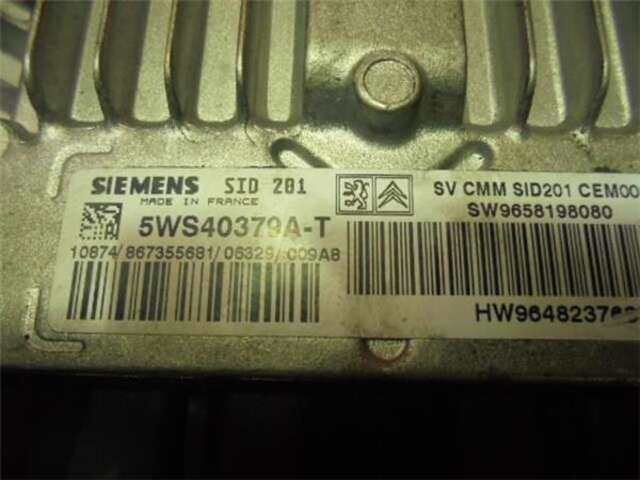 Foto 3ª: Centralita Motor ECU Citroen C6 2.7 HDI [UHZ (DT17BTED4)]