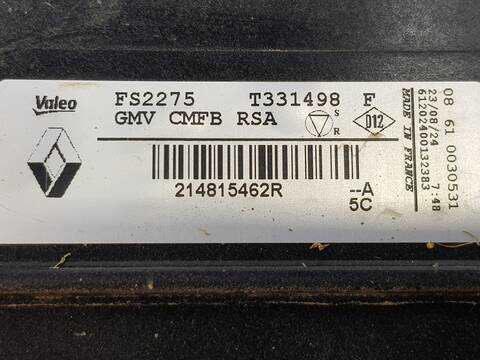 Foto 3ª: Electroventilador Renault Clio EVOLUTION 130CV 97KW (2019)