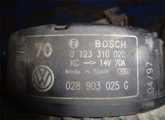 Foto 3ª: Alternador Volkswagen Polo 1.4 8V (60CV) [AUD]